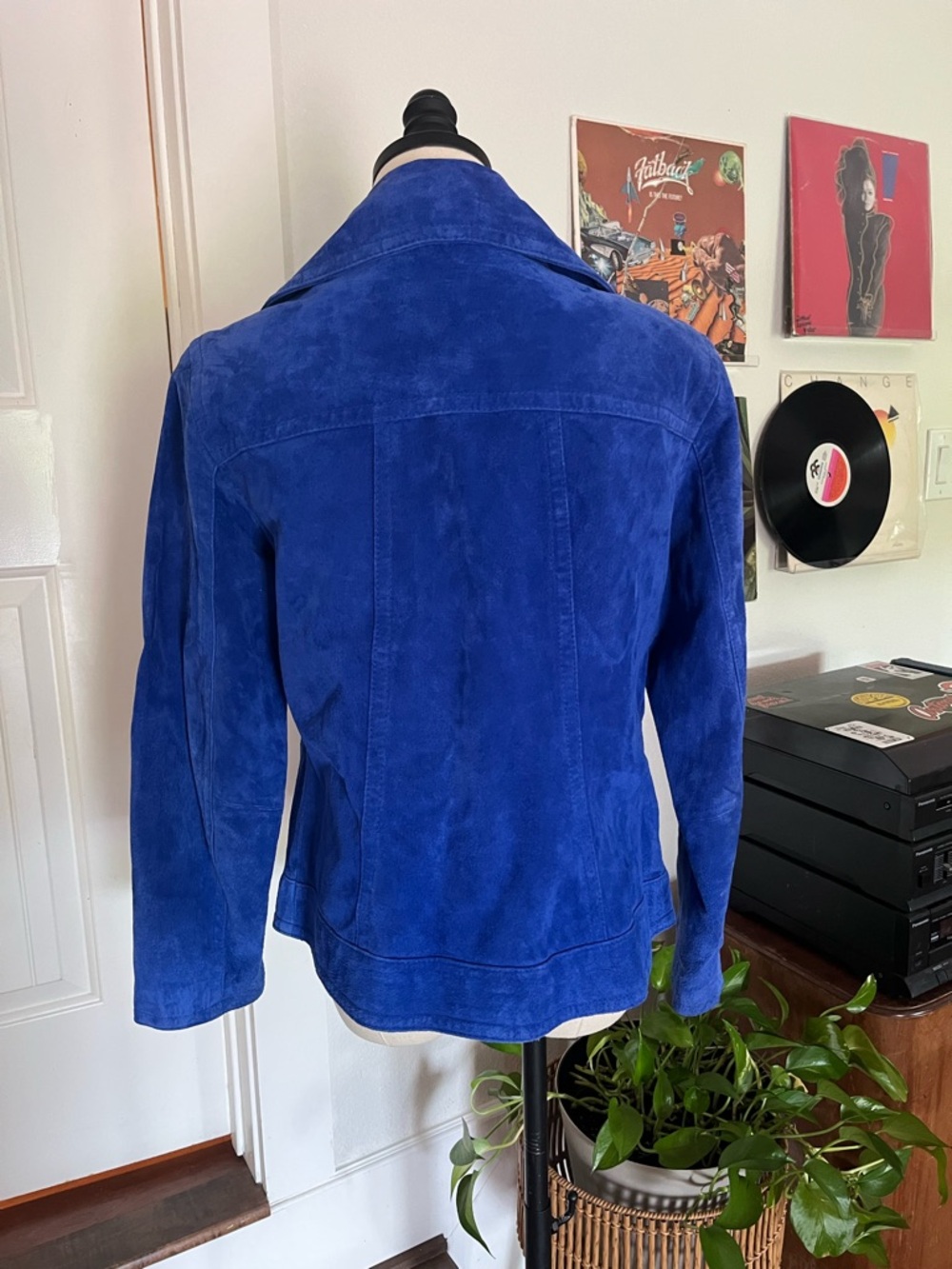 Chico’s Royal Blue Suede Jacket - Picture 4 of 11